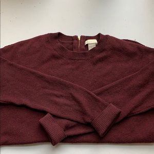H&M Conscious sweater with half-zip back